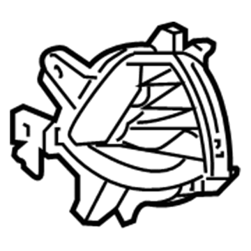 86563-G3020 Hyundai Cover-Front Bumper Fog Lamp,LH Illustration 1 of 1