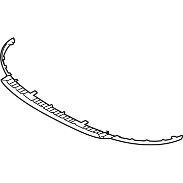 86591-G3000 Hyundai Front Bumper Lower Lip Assembly Illustration 1 of 1