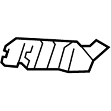 Hyundai 86513-G3000 Front Bumper Side Bracket Left Hand 86513-G3000 Hyundai Front Bumper Side Bracket Left Hand Illustration 1 of 1