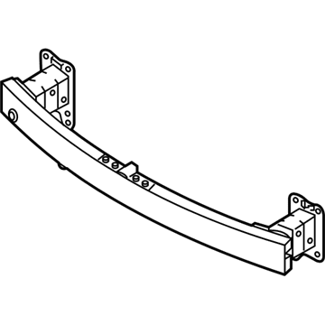 Hyundai 64900-G3100 Beam Complete-Front Bumper 64900-G3100 Hyundai Beam Complete-Front Bumper Illustration 1 of 1