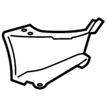 86567-G3020 Hyundai Duct Assembly-Air Curtain,LH Illustration 1 of 1