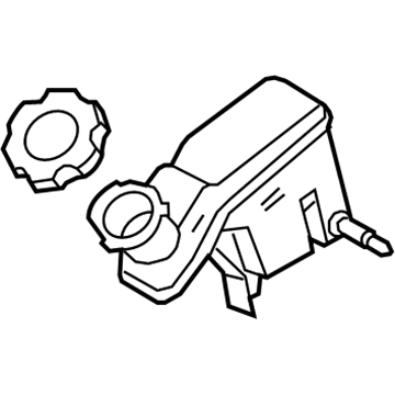 58511-2S001 Hyundai Master Cylinder Reservoir Illustration 1 of 1