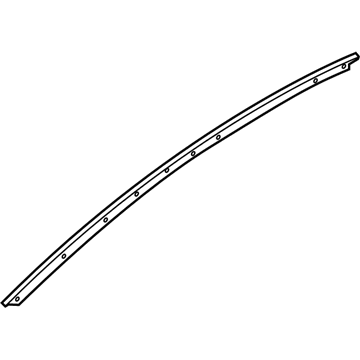 82850-2M000 Hyundai Moulding Assembly-Drip Rail,LH Illustration 1 of 1