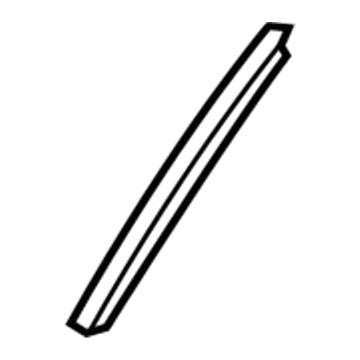 82250-2M000 Hyundai Retainer Assembly-Weatherstrip Center,LH Illustration 1 of 1