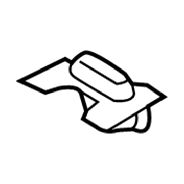 Hyundai 88566-D3001 Duct-Front Cushion,Lower 88566-D3001 Hyundai Duct-Front Cushion,Lower Illustration 1 of 1
