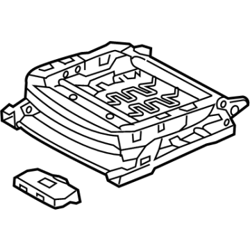 Hyundai 88210-D2500-NNB Right Hand Track Assembly 88210-D2500-NNB Hyundai Right Hand Track Assembly Illustration 1 of 1