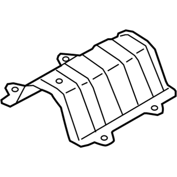 28793-J9100 Hyundai Panel-Heat Protector, Center Illustration 1 of 1