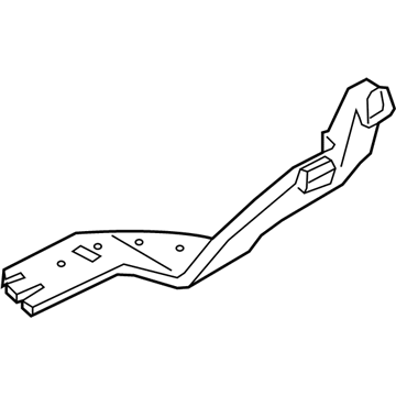 97360-3S000 Hyundai Rear Heating Duct Left Hand Illustration 1 of 1