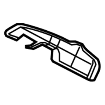 98755-2E001 Hyundai Cover-Rear Wiper Motor Inner Illustration 1 of 1