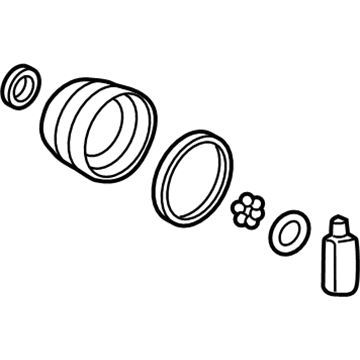 Hyundai 49543-H9000 Boot Kit-Front Axle Differential Side,LH 49543-H9000 Hyundai Boot Kit-Front Axle Differential Side,LH Illustration 1 of 1