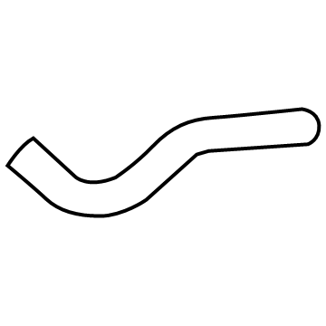 25411-D3500 Hyundai Radiator Inlet Hose Illustration 1 of 1