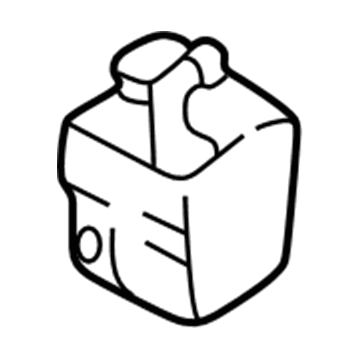 Hyundai 89431-25100 Lock Assembly Rear Seat Back Right Hand 89431-25100 Hyundai Lock Assembly Rear Seat Back Right Hand Illustration 1 of 1