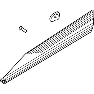 2024 Hyundai Ioniq 5 Door Moldings - 87721-GI000-CA