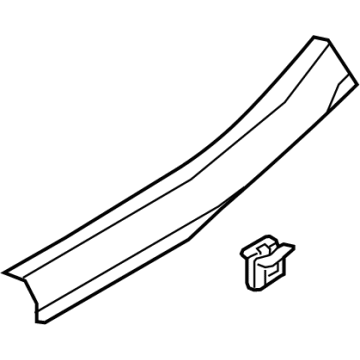 85875-D2000-NBD Hyundai Trim-RR Dr SCUFF LH Illustration 1 of 1