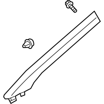 85820-D2100-NBD Hyundai Front Pillar Trim Assembly Right Hand Illustration 1 of 1
