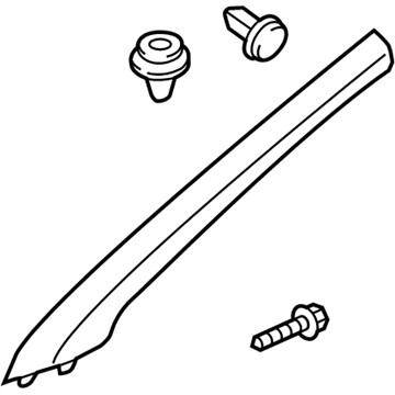 85810-G3000-TRY Hyundai Front Pillar Trim Assembly Left Hand Illustration 1 of 1