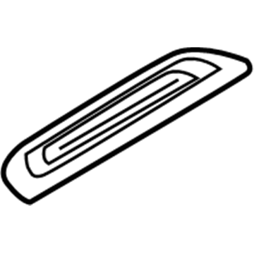 85887-G3000-TRY Hyundai Trim Assembly-Rear Door Step, RH Illustration 1 of 1