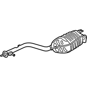 2019 Hyundai Genesis G90 Muffler - 28710-D2500