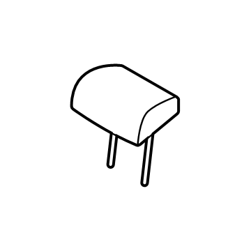 Hyundai 89705-PI000-TYK Rear Seat Center Headrest Assembly 89705-PI000-TYK Hyundai Rear Seat Center Headrest Assembly Illustration 1 of 1