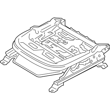 Hyundai 88500-S2000 Left Hand Track Assembly 88500-S2000 Hyundai Left Hand Track Assembly Illustration 1 of 1