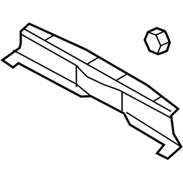 Hyundai 85770-3M000 Rear Transverse Trim 85770-3M000 Hyundai Rear Transverse Trim Illustration 1 of 1