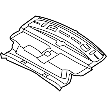 Hyundai 85720-3M000-BR Trim Assembly-Lugg Partition 85720-3M000-BR Hyundai Trim Assembly-Lugg Partition Illustration 1 of 1