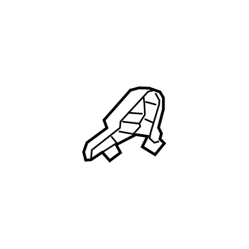 Hyundai 88192-G2000-NNB Shield Cover Front Seat Inner,Left Hand 88192-G2000-NNB Hyundai Shield Cover Front Seat Inner,Left Hand Illustration 1 of 1