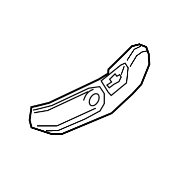 Hyundai 88191-J9010-NNB Front Seat Outer Shield Cover Left Hand 88191-J9010-NNB Hyundai Front Seat Outer Shield Cover Left Hand Illustration 1 of 1