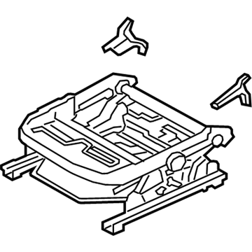 Hyundai 88500-K2120-NNB Left Hand Track Assembly 88500-K2120-NNB Hyundai Left Hand Track Assembly Illustration 1 of 1