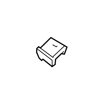 87233-K2000 Hyundai FRT End Piece-R/MLDG,LH Illustration 1 of 1