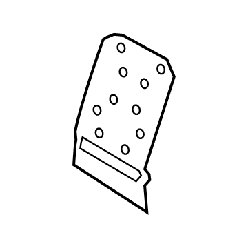 Hyundai 88390-J9000 Front Seat Back Heater 88390-J9000 Hyundai Front Seat Back Heater Illustration 1 of 1