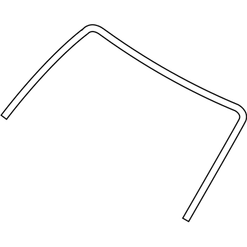 86131-2B000 Hyundai Windshield Glass Moulding Illustration 1 of 1