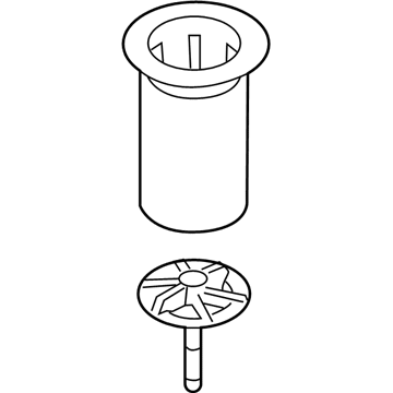 62850-2S000 Hyundai Clamp-Spare Tire Illustration 1 of 1