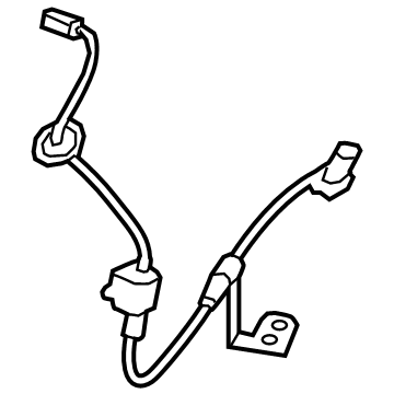 Hyundai 58960-K2000 ABS Ext Cable Assembly Right Hand 58960-K2000 Hyundai ABS Ext Cable Assembly Right Hand Illustration 1 of 1