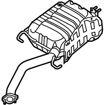 28770-2B000 Hyundai Heat Protector Illustration 1 of 1