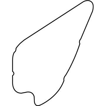 Hyundai 83392-2E000 Rear Door Trim Seal Right Hand 83392-2E000 Hyundai Rear Door Trim Seal Right Hand Illustration 1 of 1