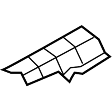Hyundai 65145-1G300 Reinforcement Assembly-Center Floor Rear 65145-1G300 Hyundai Reinforcement Assembly-Center Floor Rear Illustration 1 of 1