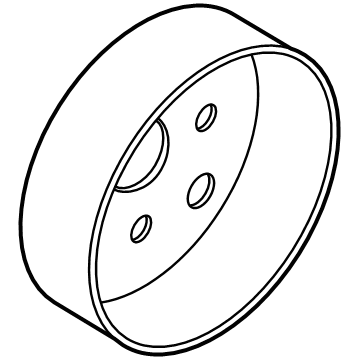 25221-2MHA0 Hyundai Coolant Pump Pulley Illustration 1 of 1
