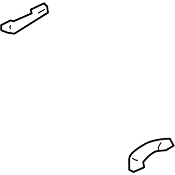 Hyundai 85340-2B040-J4 Roof Assist Handle Assembly 85340-2B040-J4 Hyundai Roof Assist Handle Assembly Illustration 1 of 1