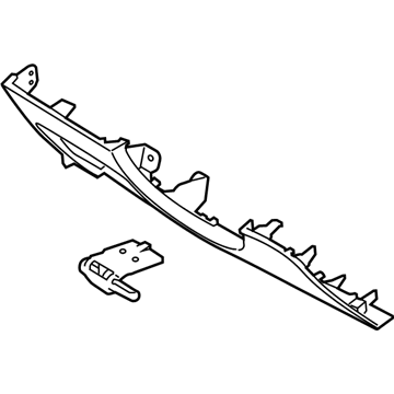 84750-K2100-MMH Hyundai Lower Crash Pad Panel Assembly Left Hand Illustration 1 of 1