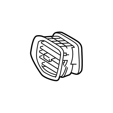Hyundai 97490-K2000-MMS DUCT ASSY-SIDE AIR VENT,RH 97490-K2000-MMS Hyundai DUCT ASSY-SIDE AIR VENT,RH Illustration 1 of 1