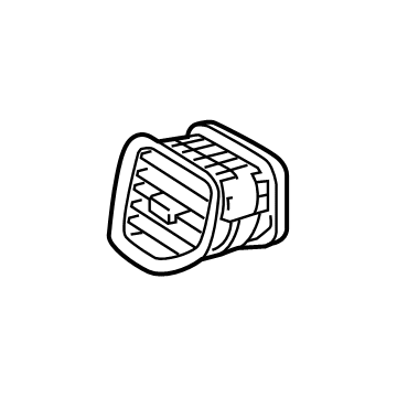 Hyundai 97480-K2000-MMS DUCT ASSY-SIDE AIR VENT,LH 97480-K2000-MMS Hyundai DUCT ASSY-SIDE AIR VENT,LH Illustration 1 of 1