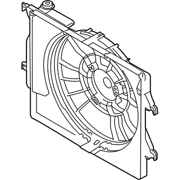 2024 Hyundai Venue Fan Shroud - 25350-H8050