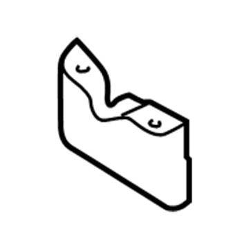 86863-2S000 Hyundai Guard Assembly-Rear Deflector,LH Illustration 1 of 1