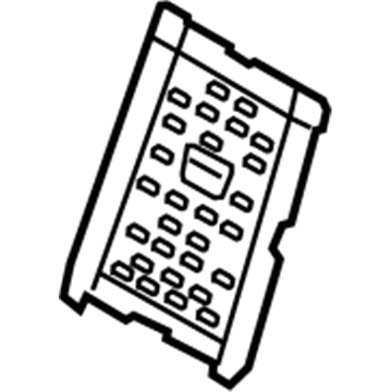 88395-F2200 Hyundai Ventilation Assembly-Front Seat Back Illustration 1 of 1