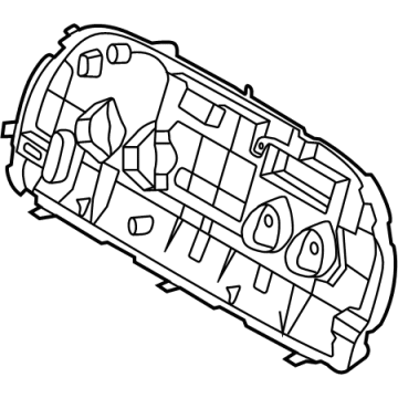 Hyundai 94365-N9000 Case Rear 94365-N9000 Hyundai Case Rear Illustration 1 of 1