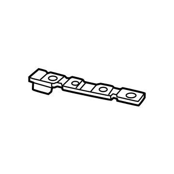 Hyundai 86652-AAAA0 BRACKET ASSY-RR BUMPER SIDE,RH 86652-AAAA0 Hyundai BRACKET ASSY-RR BUMPER SIDE,RH Illustration 1 of 1