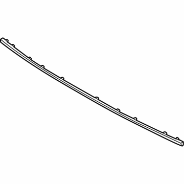 Hyundai 86699-AAAA0 PIECE-RR BUMPER CTR 86699-AAAA0 Hyundai PIECE-RR BUMPER CTR Illustration 1 of 1
