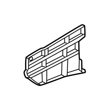 Hyundai 86677-AAAA0 COVER-RR BUMPER UNDER,RH 86677-AAAA0 Hyundai COVER-RR BUMPER UNDER,RH Illustration 1 of 1