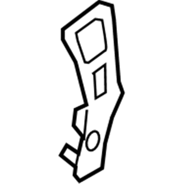 Hyundai 66318-G3000 Bracket-Fender Mounting,LH 66318-G3000 Hyundai Bracket-Fender Mounting,LH Illustration 1 of 1
